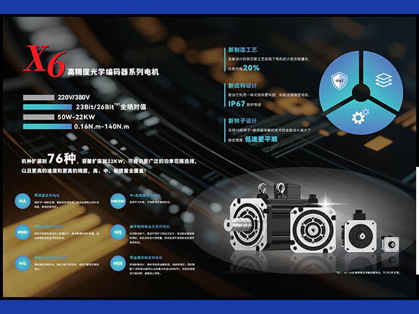 X6高精度光學編碼器系列電機